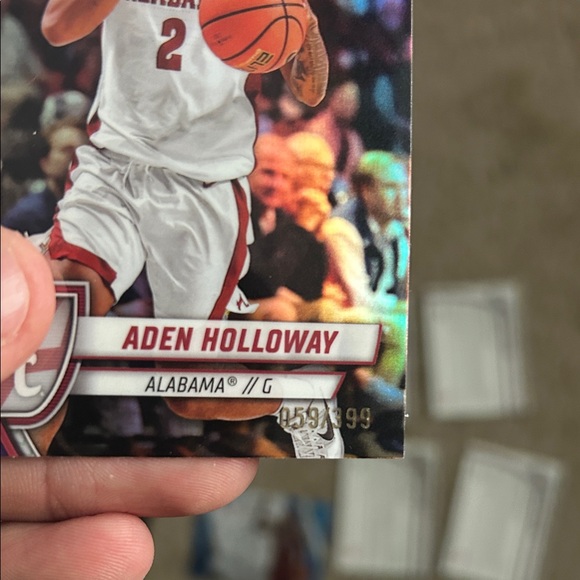 Alabama Men’s Basketball Lot purple waves, refractors numbered cards - Picture 4 of 7